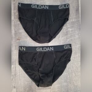 Gildan Men's Black Briefs
